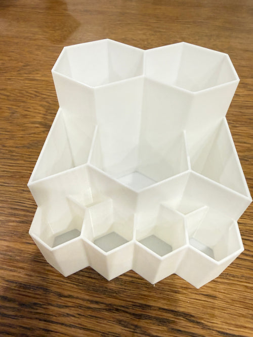 hexagon pencil case