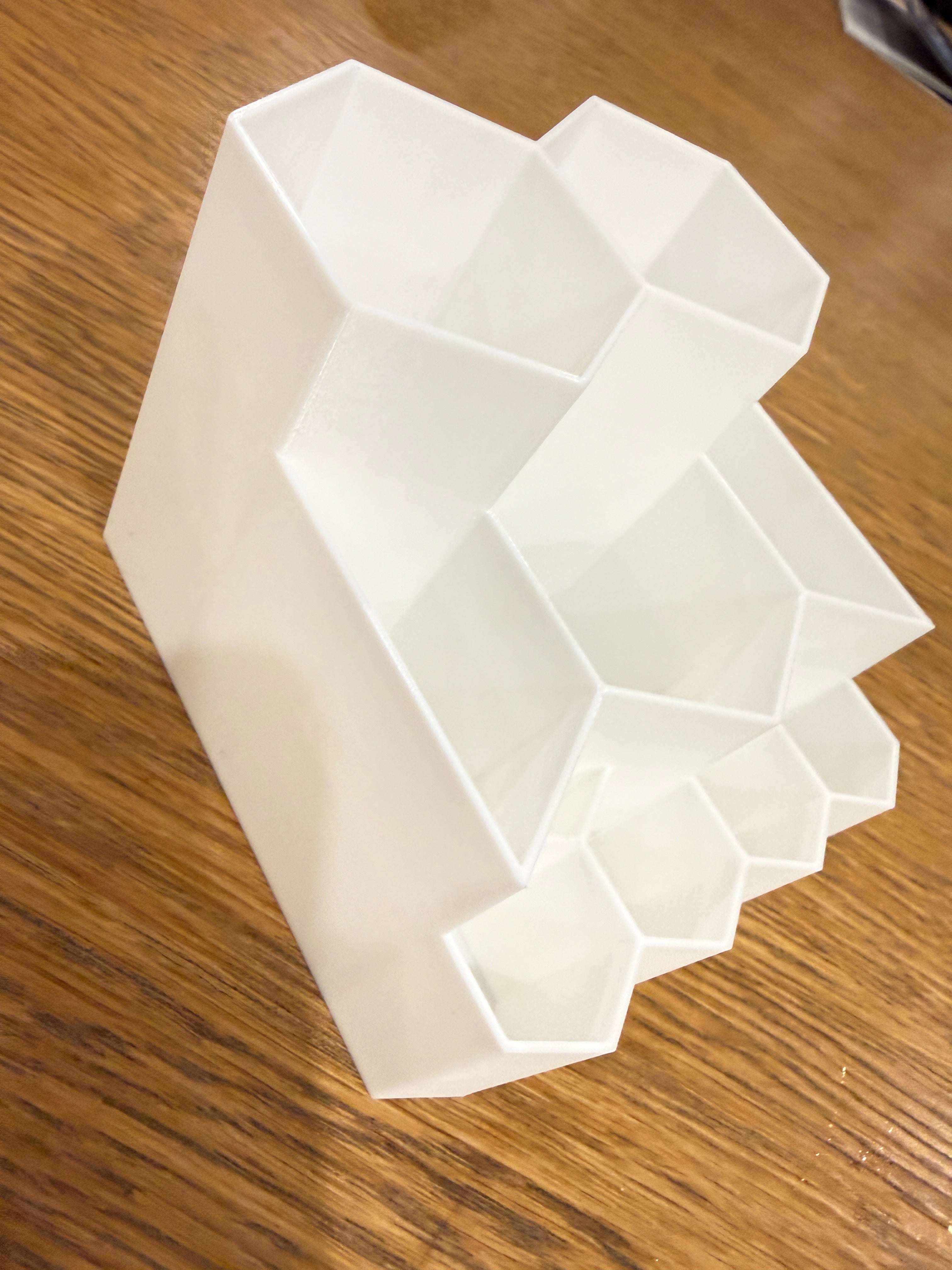 hexagon pencil case
