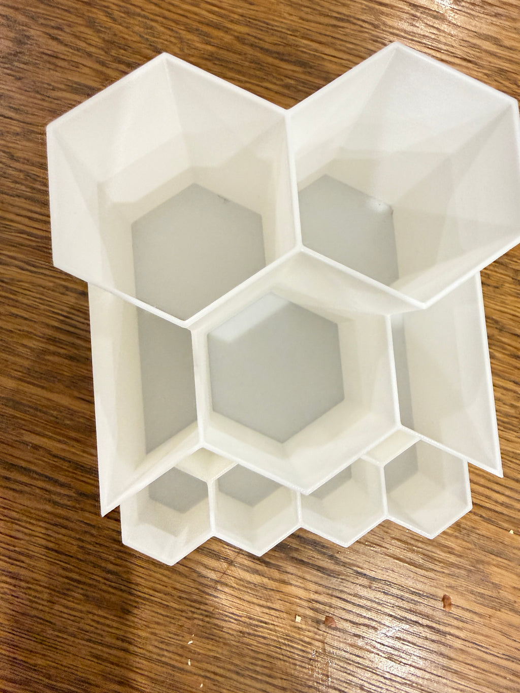 hexagon pencil case
